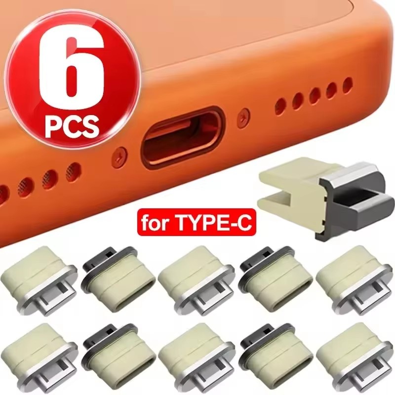 Phone Cases Diy - 6/1Pcs Type C Charging Port Protector
