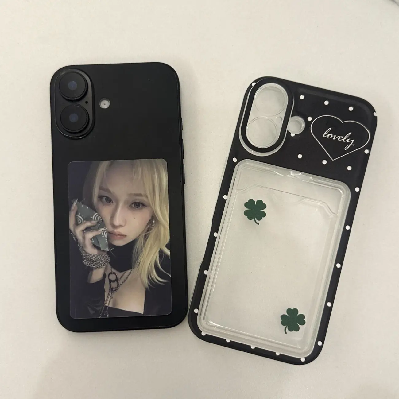 Phone Cases Korean - Korean ins Cute Polka Dot Cartoon