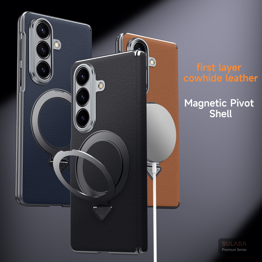 Phone Cases Quality - High Quality Leather Magnetic Bracket Phone