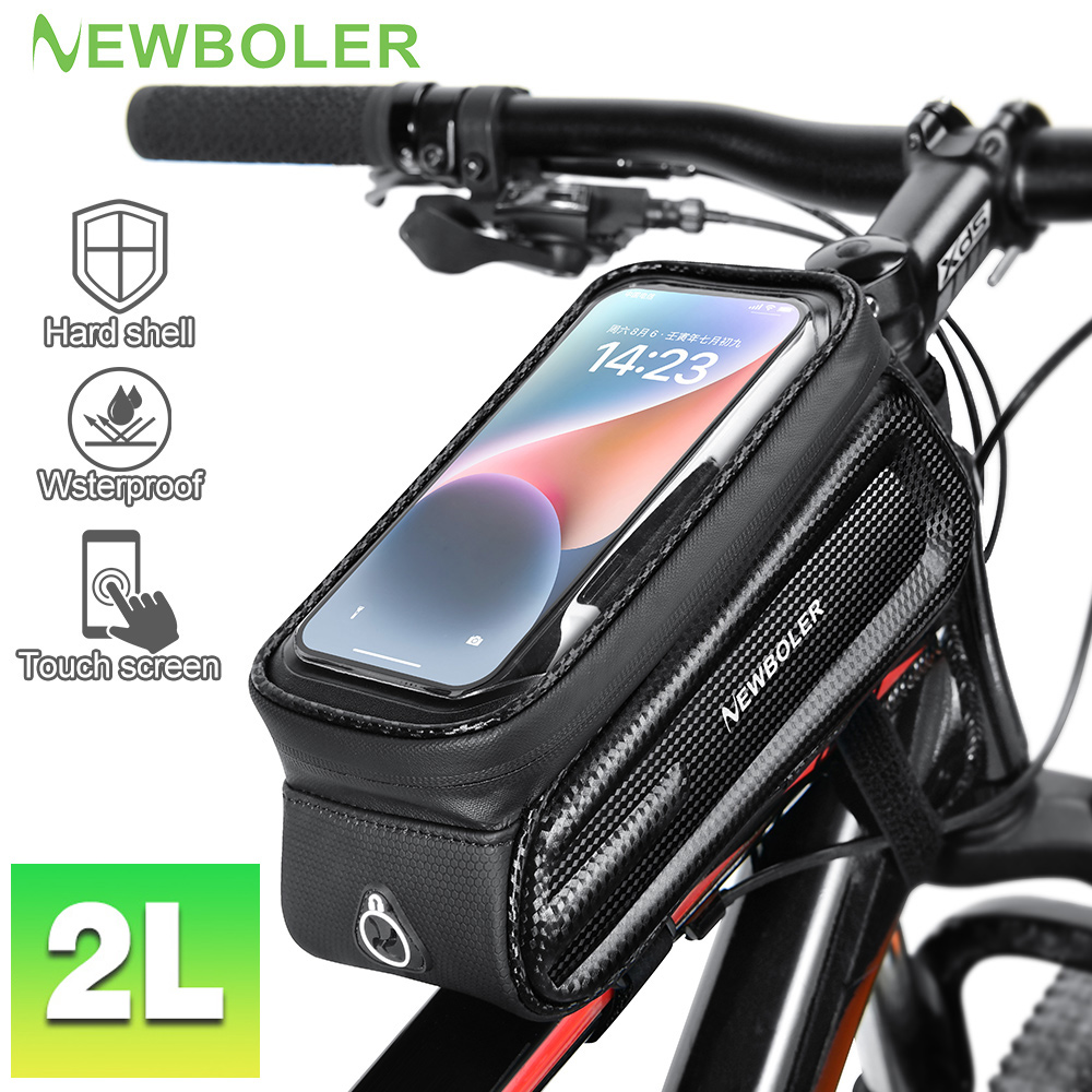 Phone Cases Youtube - NEWBOLER Bicycle Bag Cycling Top Front