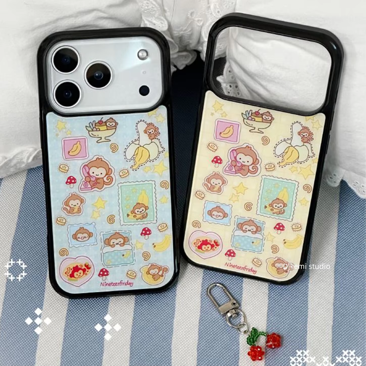 Phone Cases Korean - Korean Ins Pixel Cute Rabbit Angel