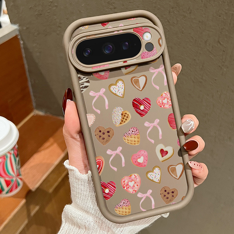 Love Hearts Bow Pattern Phone  - Phone Cases Pixel 9A ulasan dan harga