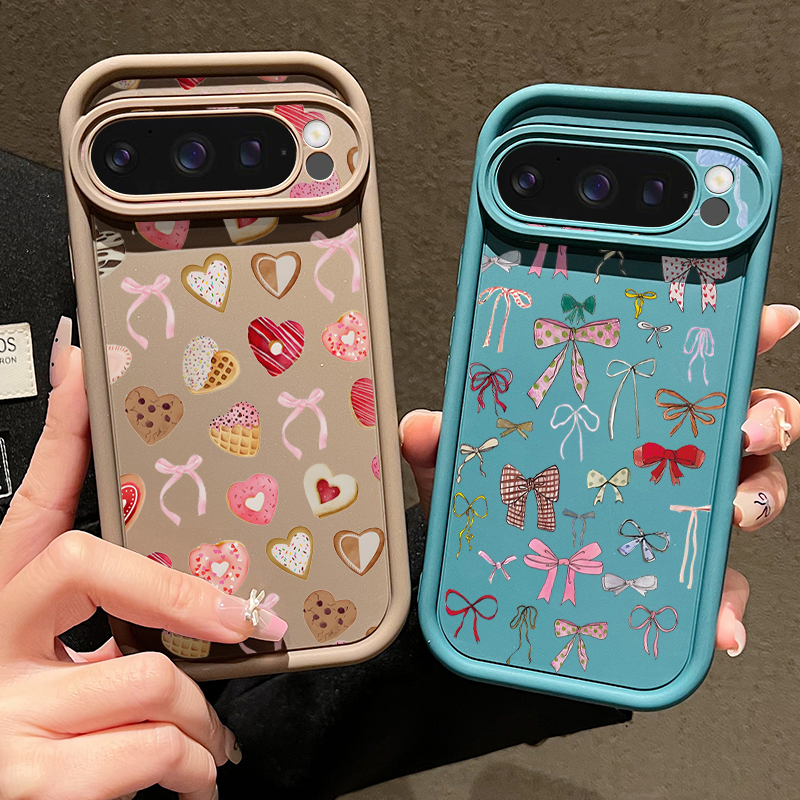Love Hearts Bow Pattern Phone  - Phone Cases Pixel 9A ulasan dan harga