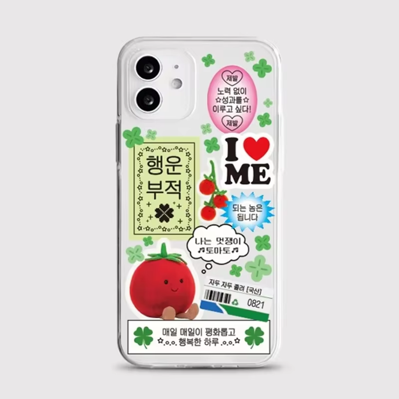 Korean Ins Cute Four Leaf Clov - Phone Cases Korean ulasan dan harga