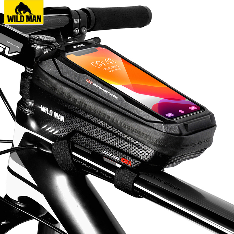 WILD MAN Bike Bag Front Cyclin - Phone Cases Youtube ulasan dan harga