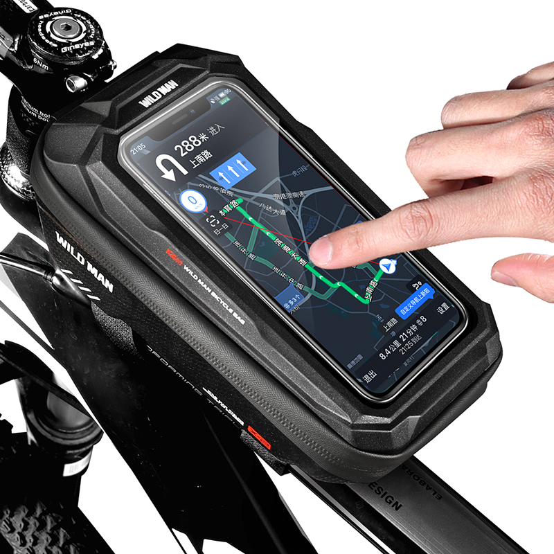 WILD MAN Bike Bag Front Cyclin - Phone Cases Youtube ulasan dan harga