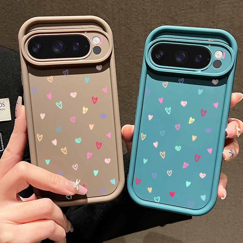 Colorful Little Hearts Soft Ca - Phone Cases Pixel 9A ulasan dan harga