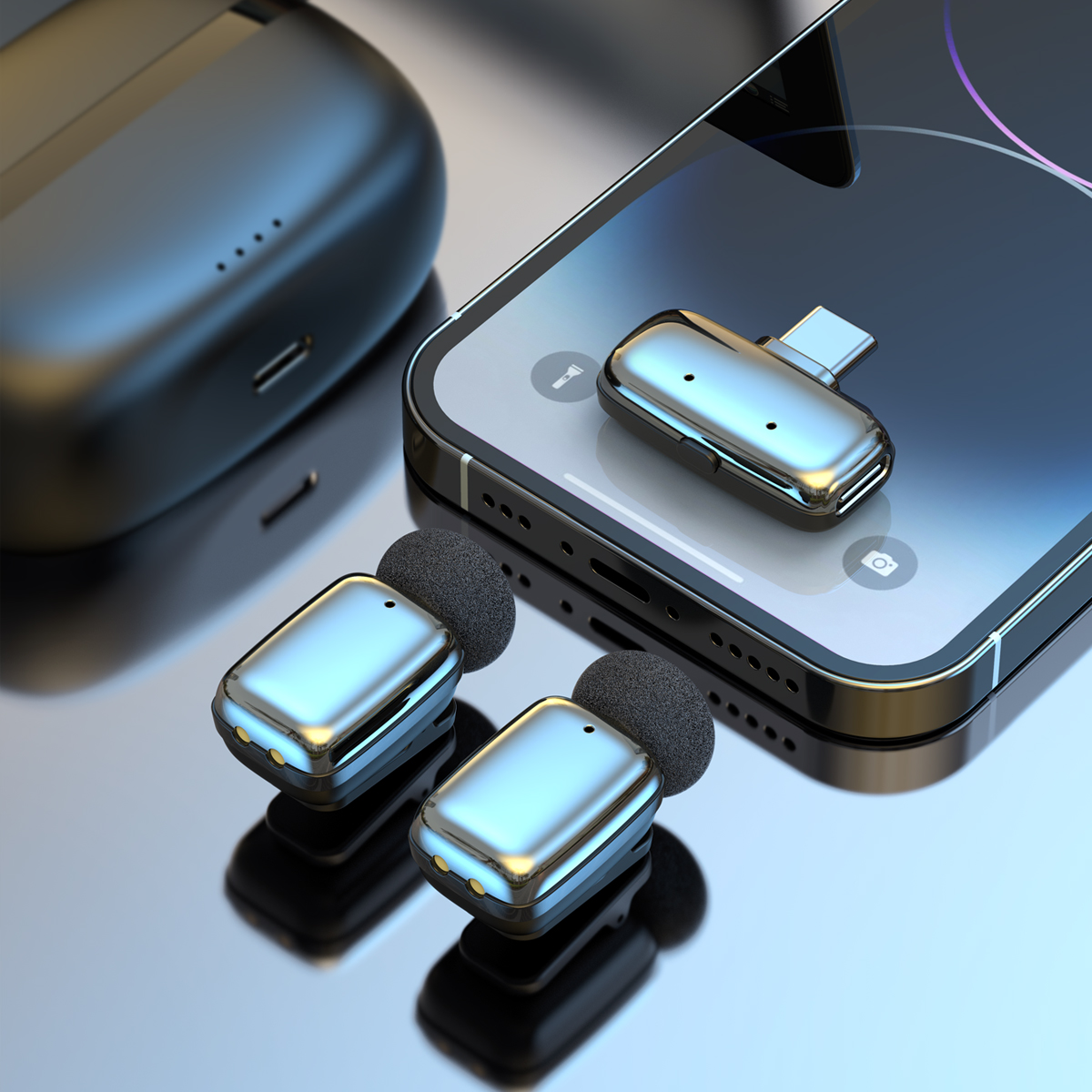 Wireless Lavalier Microphone S - Phone Cases Casely ulasan dan harga