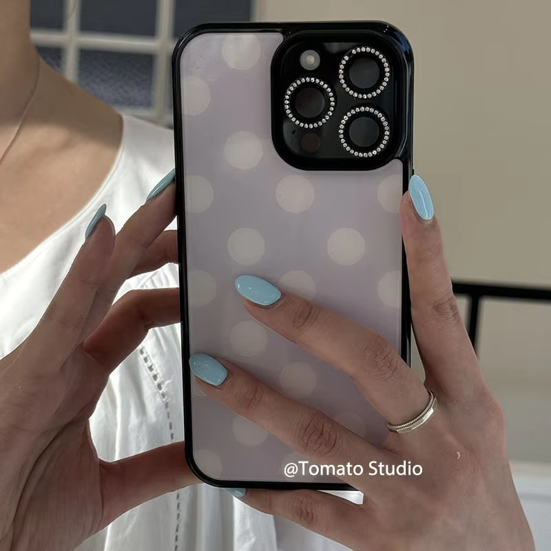 Korean Ins Fashion Purple Polk - Phone Cases Korean ulasan dan harga