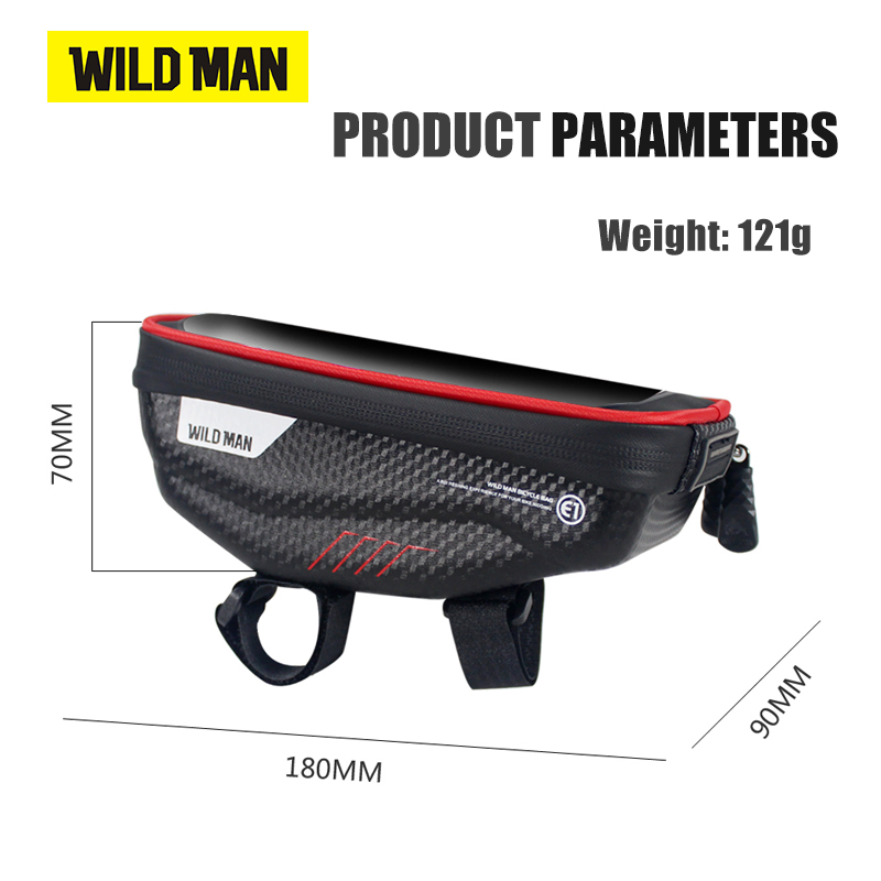 WILD MAN Bicycle Bag 6.0 Inch  - Phone Cases Youtube ulasan dan harga