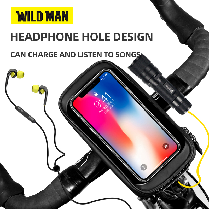 WILD MAN Bicycle Bag 6.0 Inch  - Phone Cases Youtube ulasan dan harga