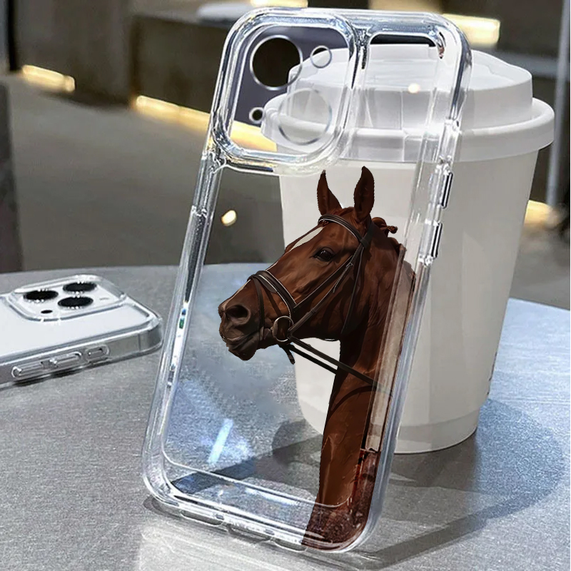Animal Horse Soft Phone Cover  - Phone Cases Iphone 16 Pro Max ulasan dan harga