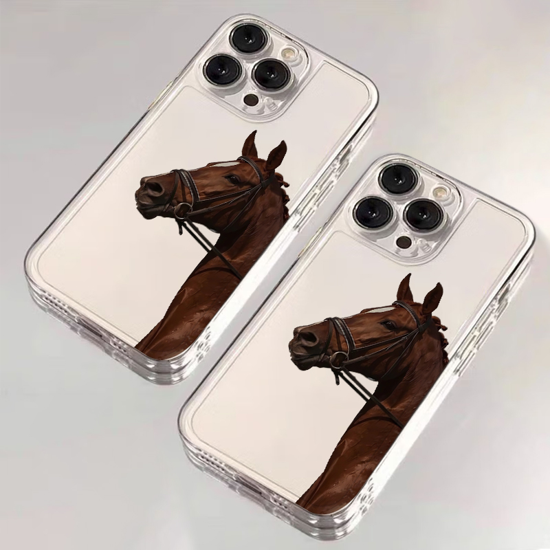 Animal Horse Soft Phone Cover  - Phone Cases Iphone 16 Pro Max ulasan dan harga