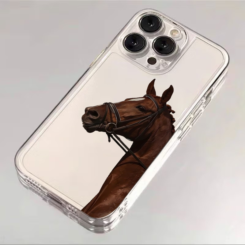 Animal Horse Soft Phone Cover  - Phone Cases Iphone 16 Pro Max ulasan dan harga