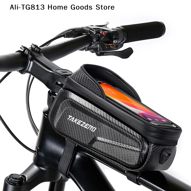 [TG813]Bicycle Bag Front Tube  - Phone Cases Youtube ulasan dan harga