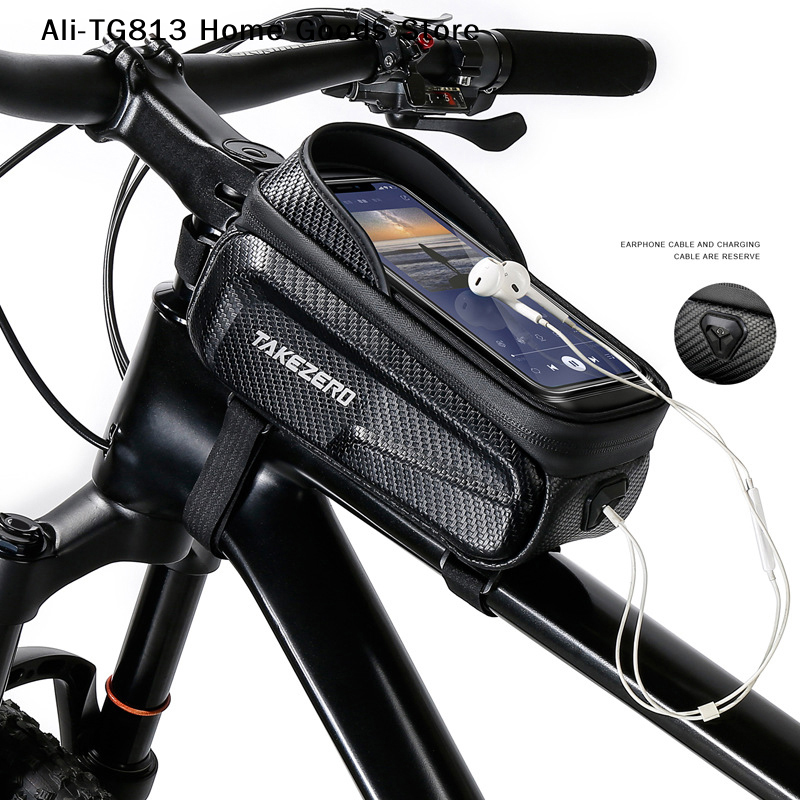 [TG813]Bicycle Bag Front Tube  - Phone Cases Youtube ulasan dan harga