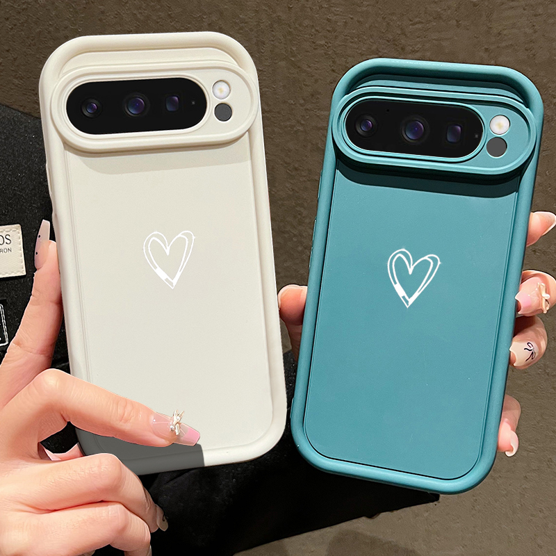 Simple Love Pattern Soft Case  - Phone Cases Pixel 9A ulasan dan harga
