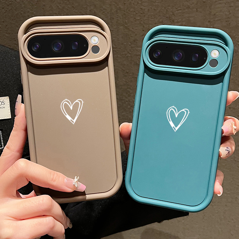 Simple Love Pattern Soft Case  - Phone Cases Pixel 9A ulasan dan harga