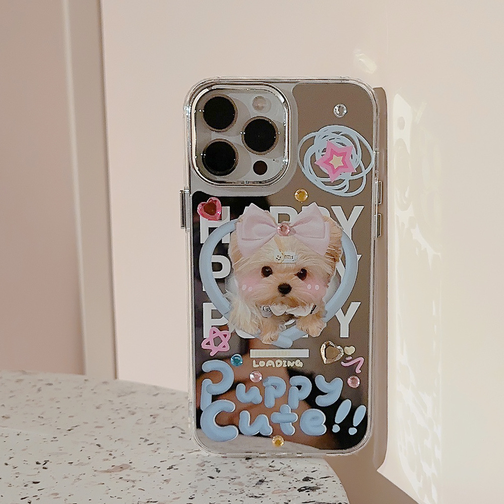 Cute Cartoon Puppy DIY Diamond - Phone Cases Diy ulasan dan harga