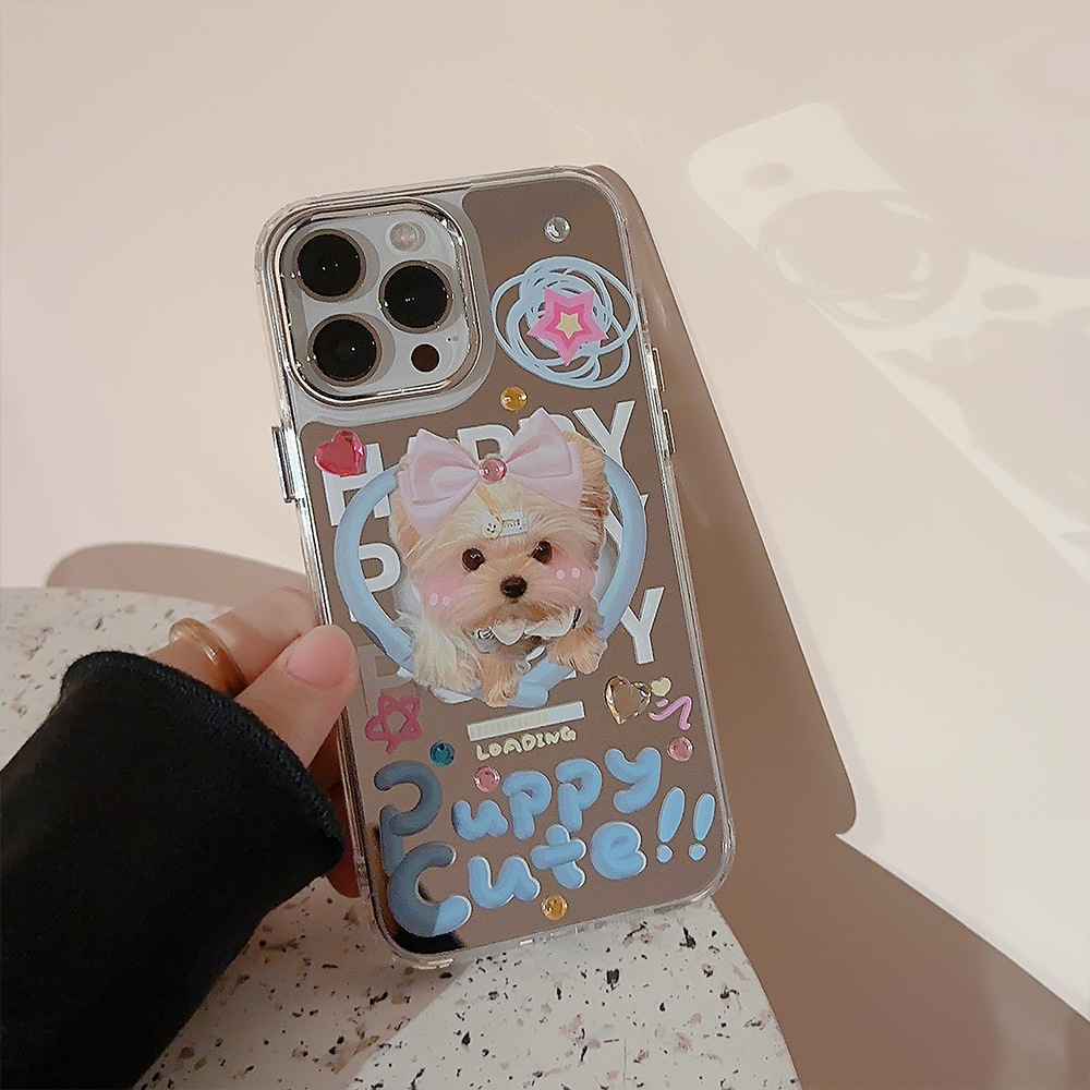 Cute Cartoon Puppy DIY Diamond - Phone Cases Diy ulasan dan harga