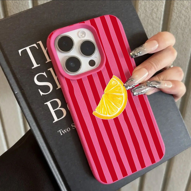 Fashion Lemon Pattern TPU Sili - Phone Cases Iphone 16 Pro Max ulasan dan harga