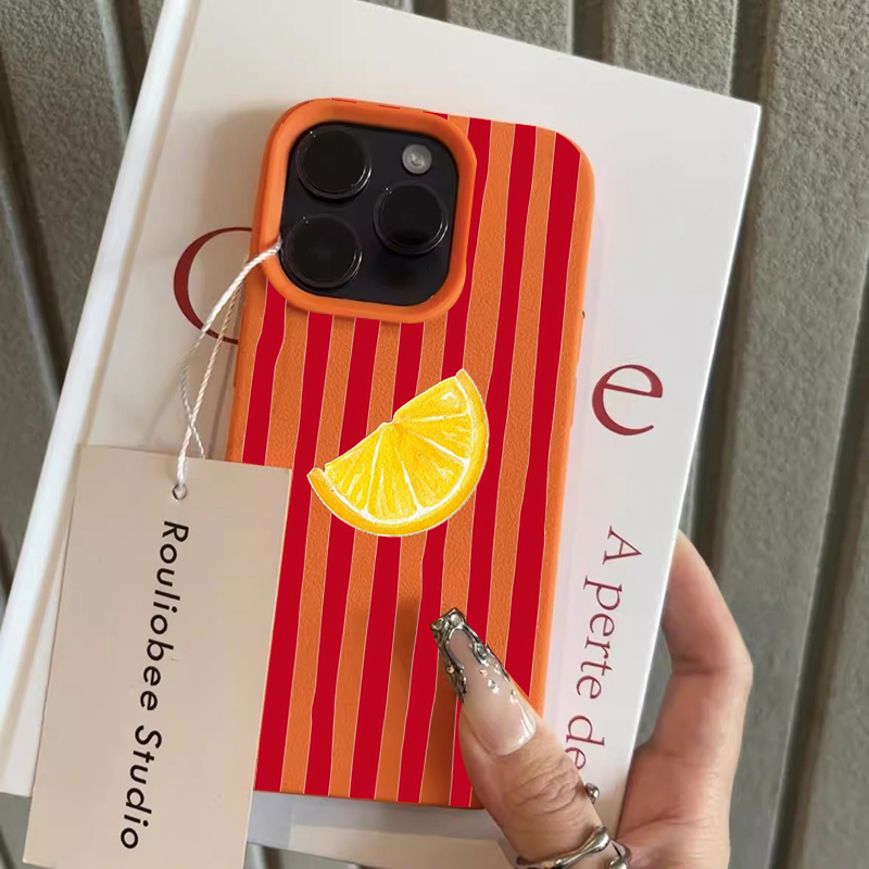 Fashion Lemon Pattern TPU Sili - Phone Cases Iphone 16 Pro Max ulasan dan harga