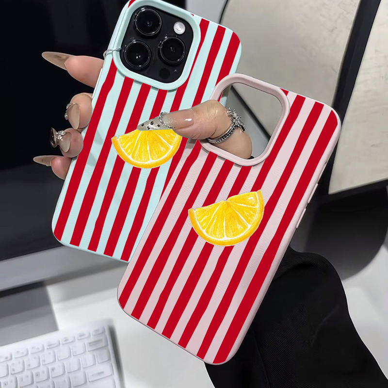 Fashion Lemon Pattern TPU Sili - Phone Cases Iphone 16 Pro Max ulasan dan harga