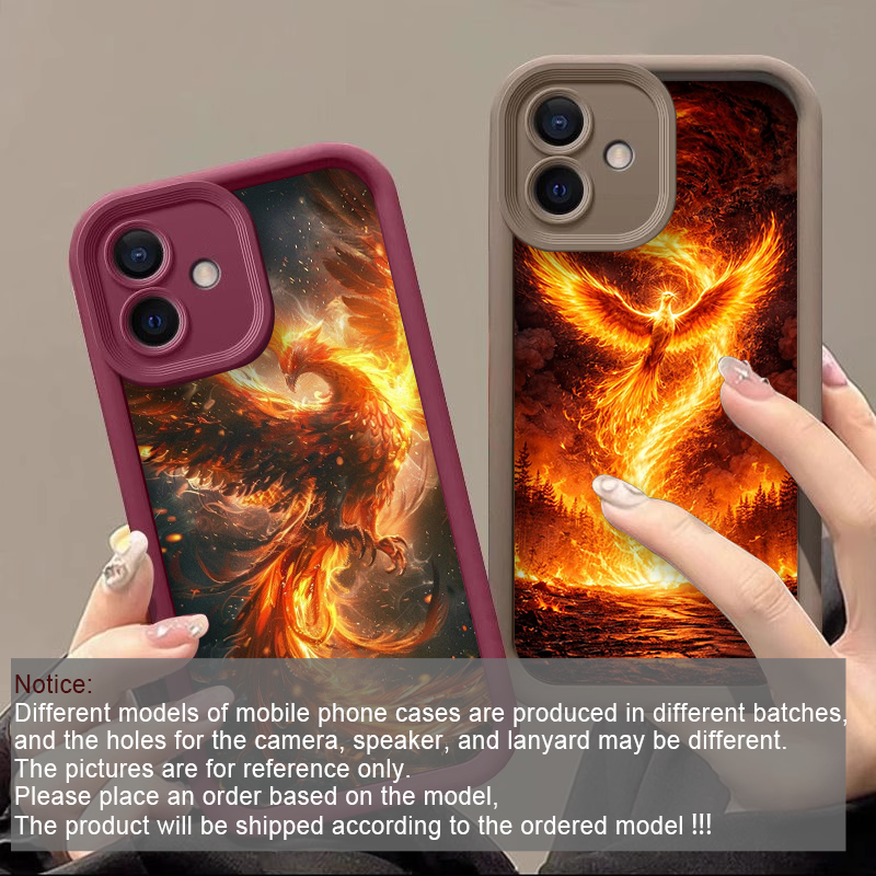 Aesthetic Golden Phoenix Fire  - Phone Cases Pixel 9A ulasan dan harga