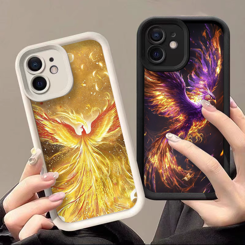 Aesthetic Golden Phoenix Fire  - Phone Cases Pixel 9A ulasan dan harga