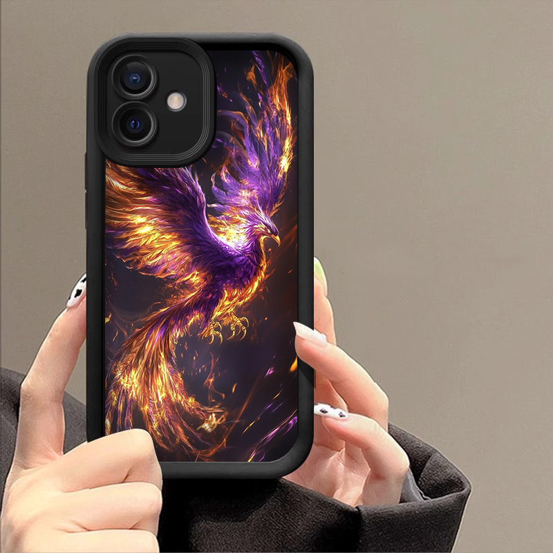 Aesthetic Golden Phoenix Fire  - Phone Cases Pixel 9A ulasan dan harga
