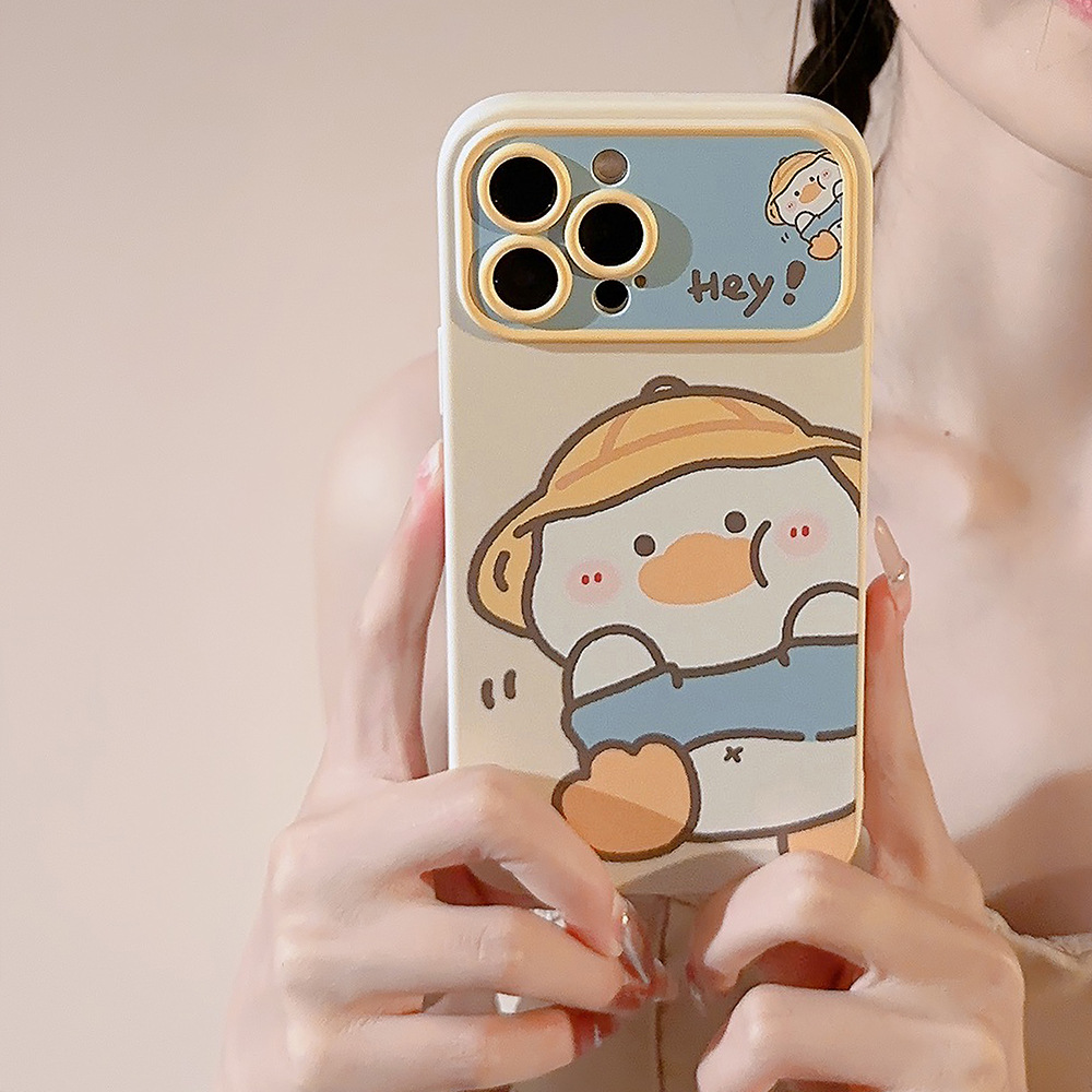 Korean Cartoon Yellow Duck Pho - Phone Cases Korean ulasan dan harga