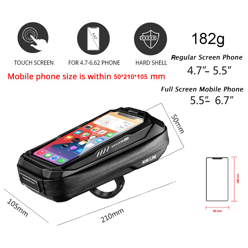 WILD MAN Rainproof Bicycle Fro - Phone Cases Youtube ulasan dan harga