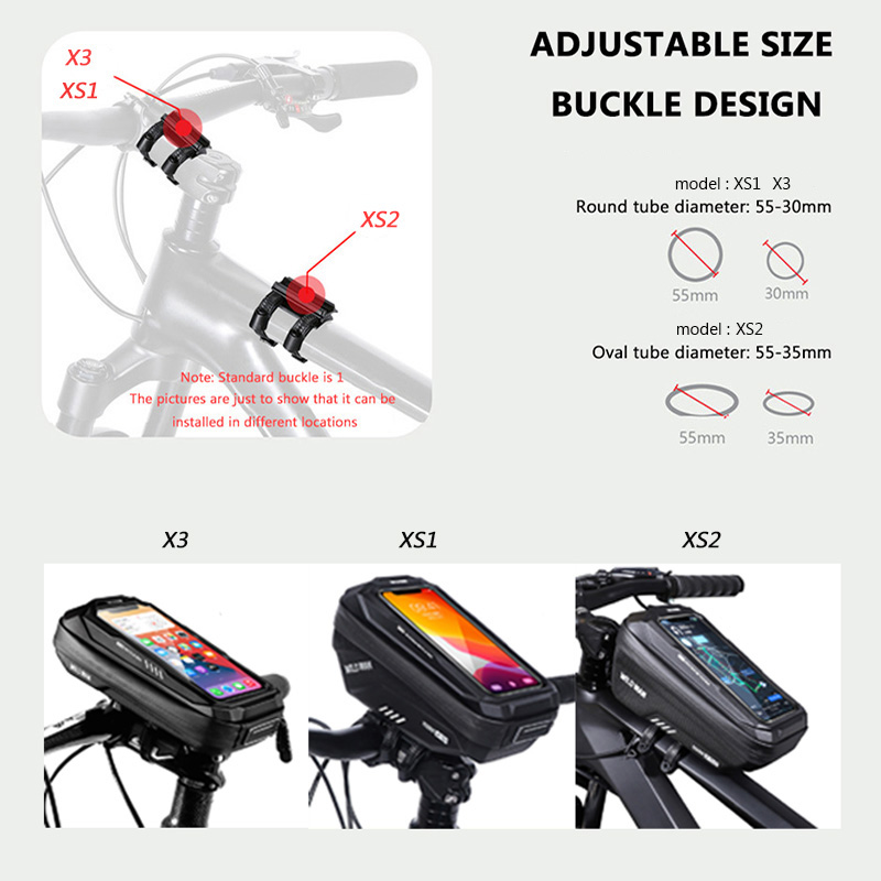 WILD MAN Rainproof Bicycle Fro - Phone Cases Youtube ulasan dan harga