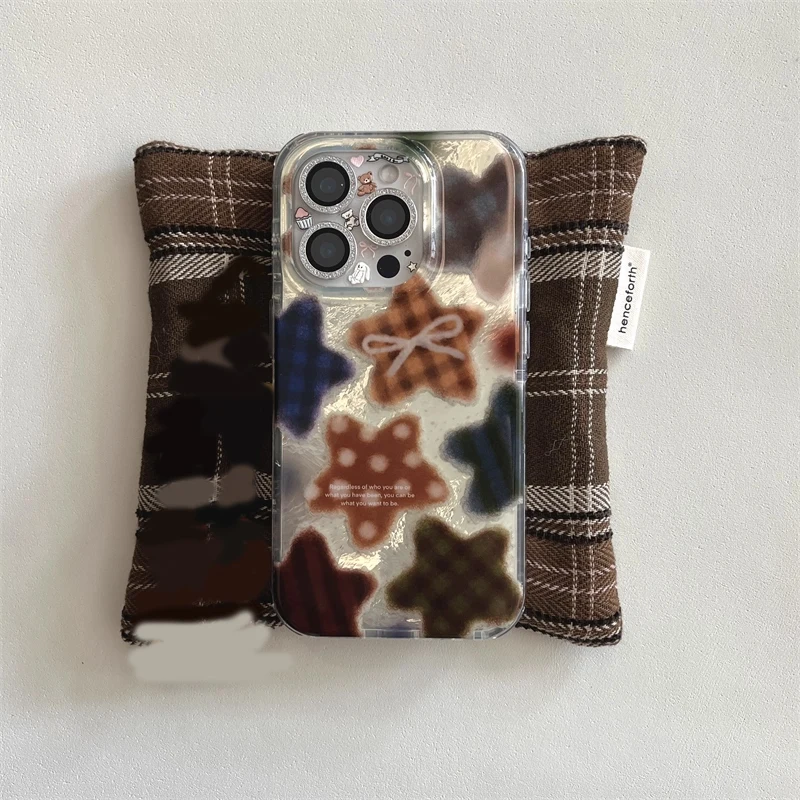 Korean Winter Cute Brown Check - Phone Cases Korean ulasan dan harga