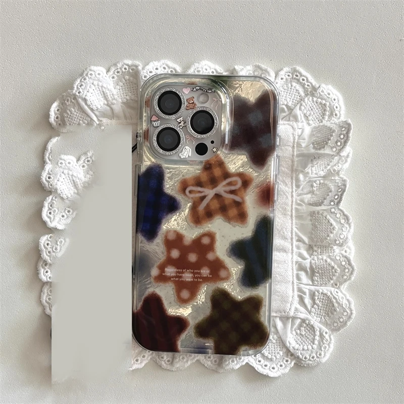 Korean Winter Cute Brown Check - Phone Cases Korean ulasan dan harga