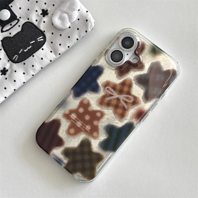 Korean Winter Cute Brown Check - Phone Cases Korean ulasan dan harga