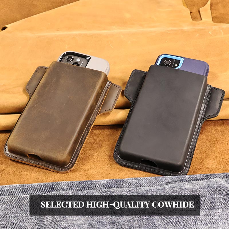 1PCTop Layer Cowhide Men's Mob - Phone Cases Quality ulasan dan harga