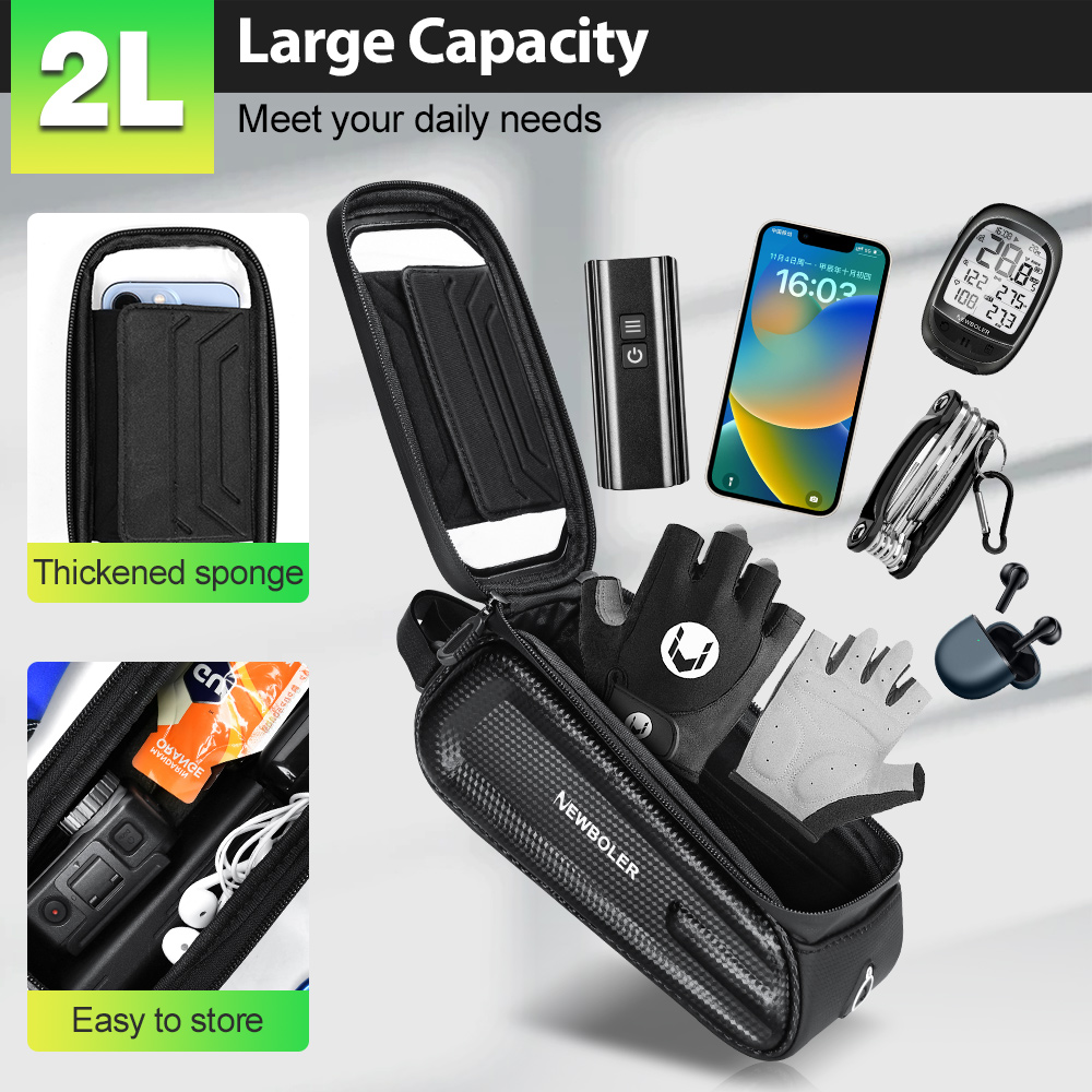 NEWBOLER Bicycle Bag Cycling T - Phone Cases Youtube ulasan dan harga