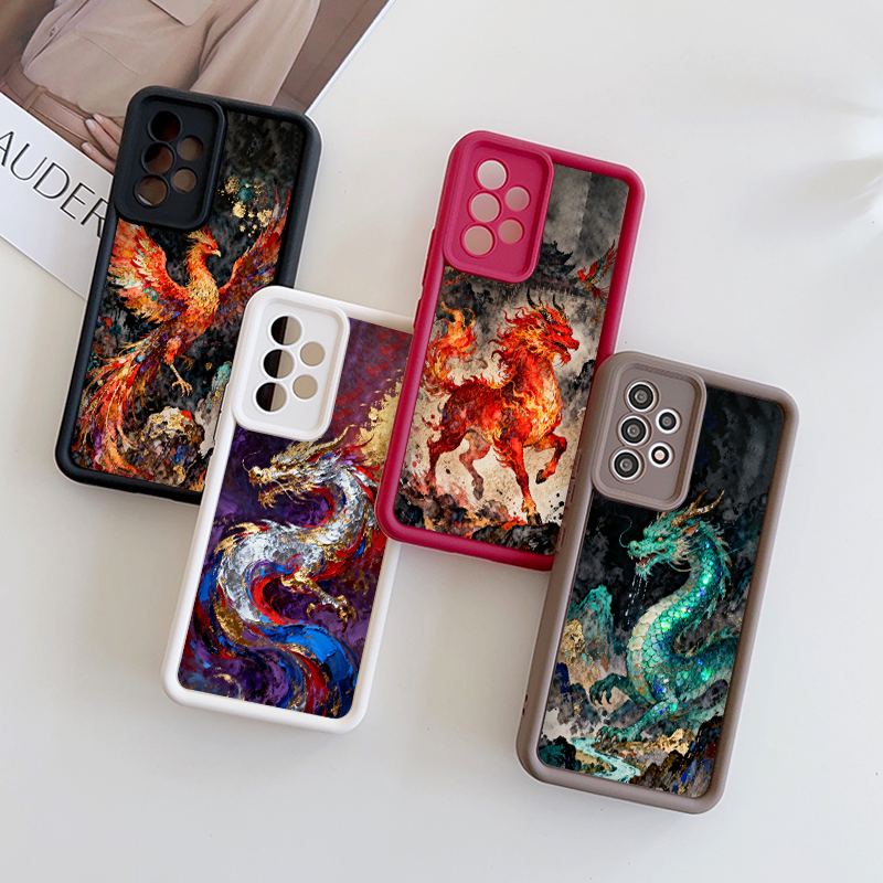 Artistic Chinese Dragon Phoeni - Phone Cases Pixel 9A ulasan dan harga