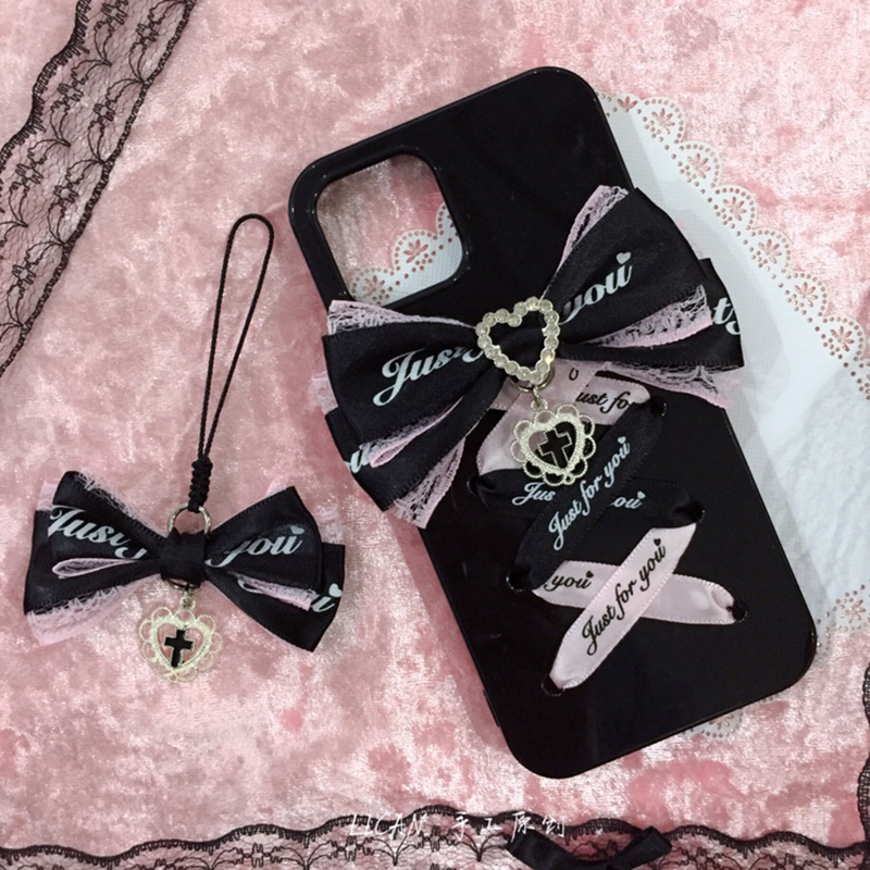 Jirai Kei Ribbon Bow Phone Cas - Phone Cases Liverpool ulasan dan harga