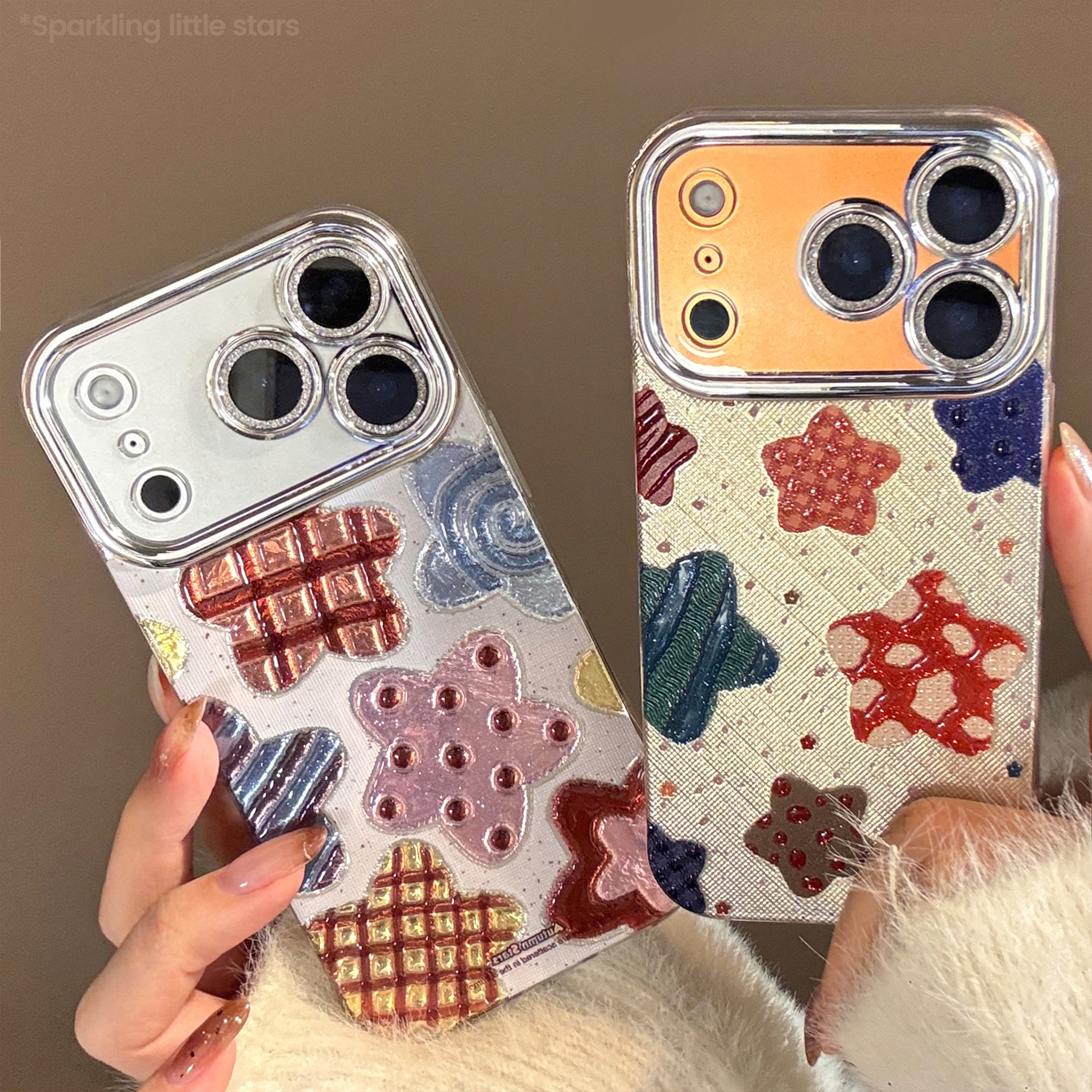 Korean Colorful Stars Glitter  - Phone Cases Korean ulasan dan harga