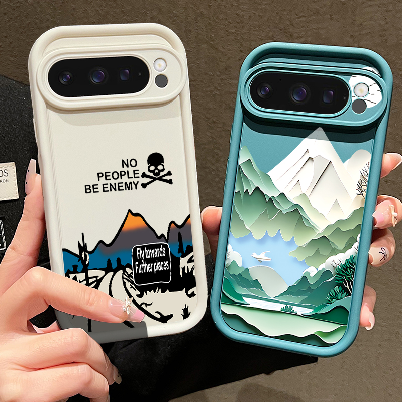 Mountain Road Patterned Phone  - Phone Cases Pixel 9A ulasan dan harga