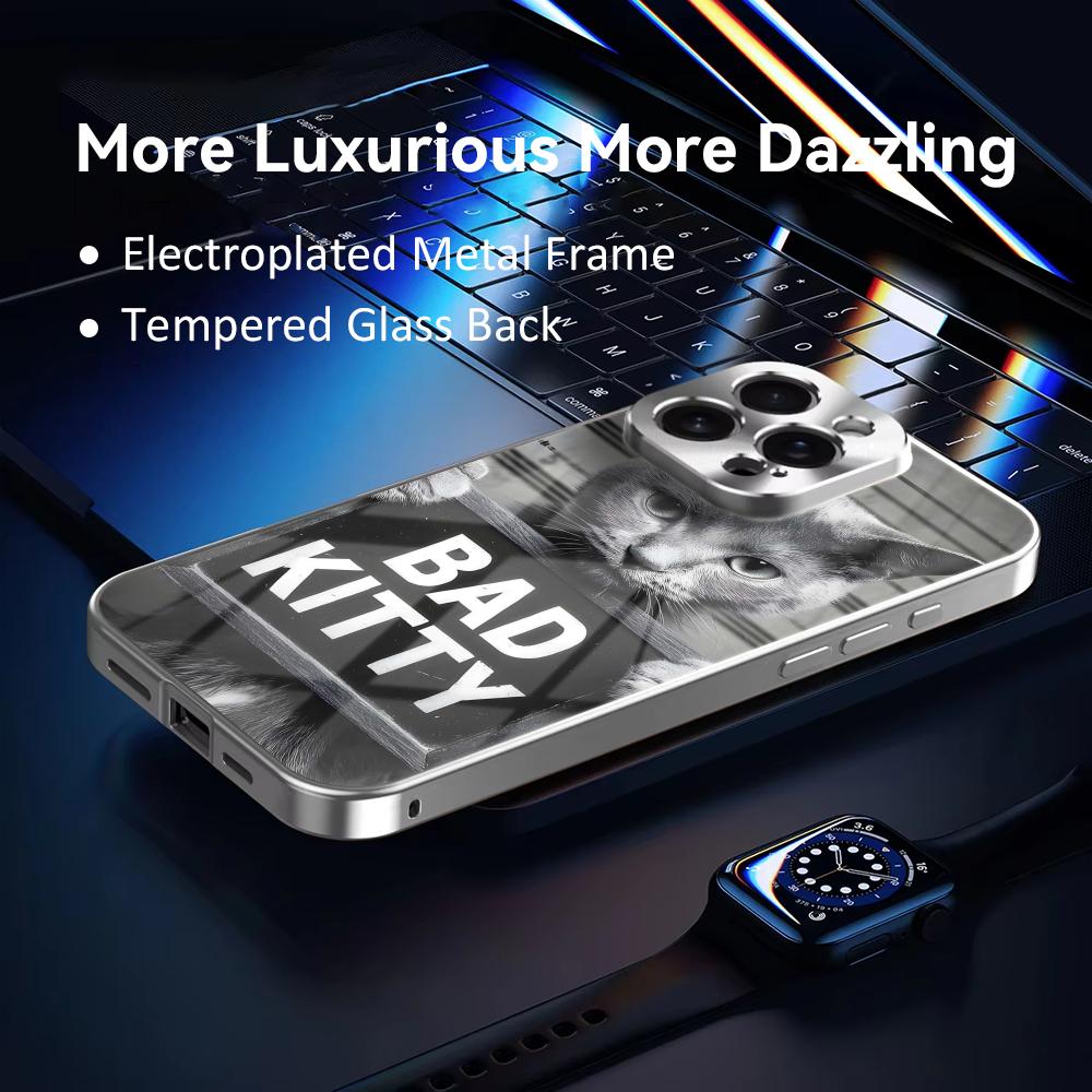 Bad Cat Phone Case For iPhone  - Phone Cases Metal ulasan dan harga