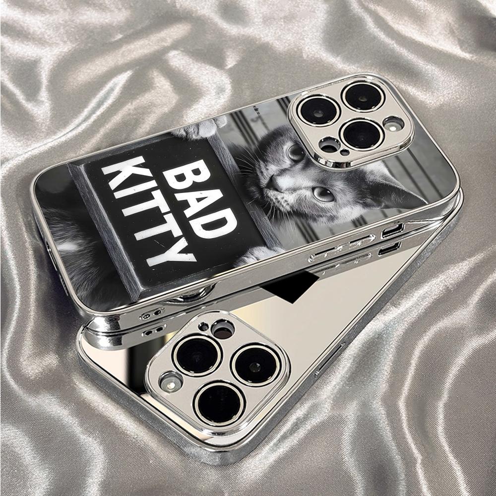 Bad Cat Phone Case For iPhone  - Phone Cases Metal ulasan dan harga
