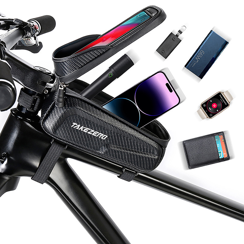 New Bicycle Bag Waterproof Tou - Phone Cases Youtube ulasan dan harga