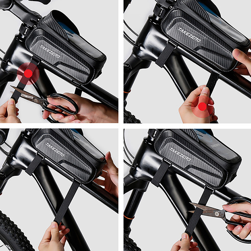 New Bicycle Bag Waterproof Tou - Phone Cases Youtube ulasan dan harga