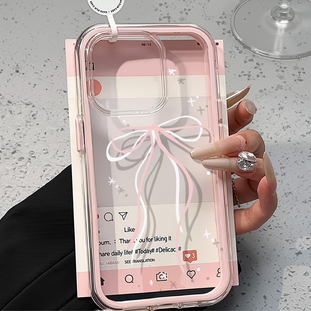 2in1 Pink Flower Case For iPho - Phone Cases Iphone 16 Pro Max ulasan dan harga