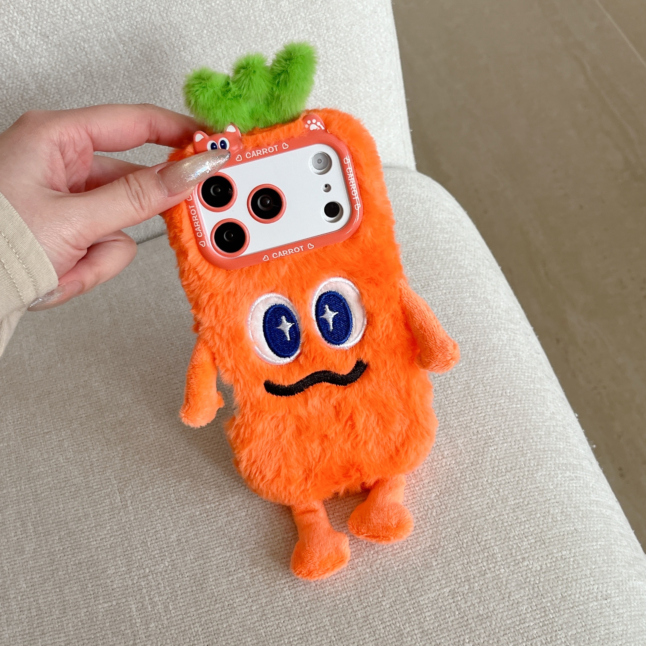 Cute Plush Phone Case with Qui - Phone Cases Iphone ulasan dan harga