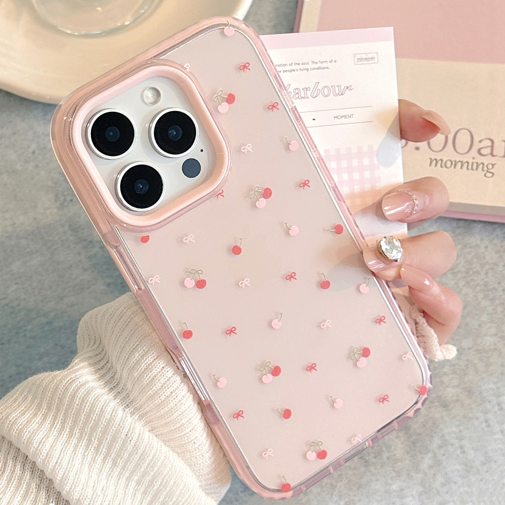 Korean Full Screen Cherry Bowk - Phone Cases Korean ulasan dan harga
