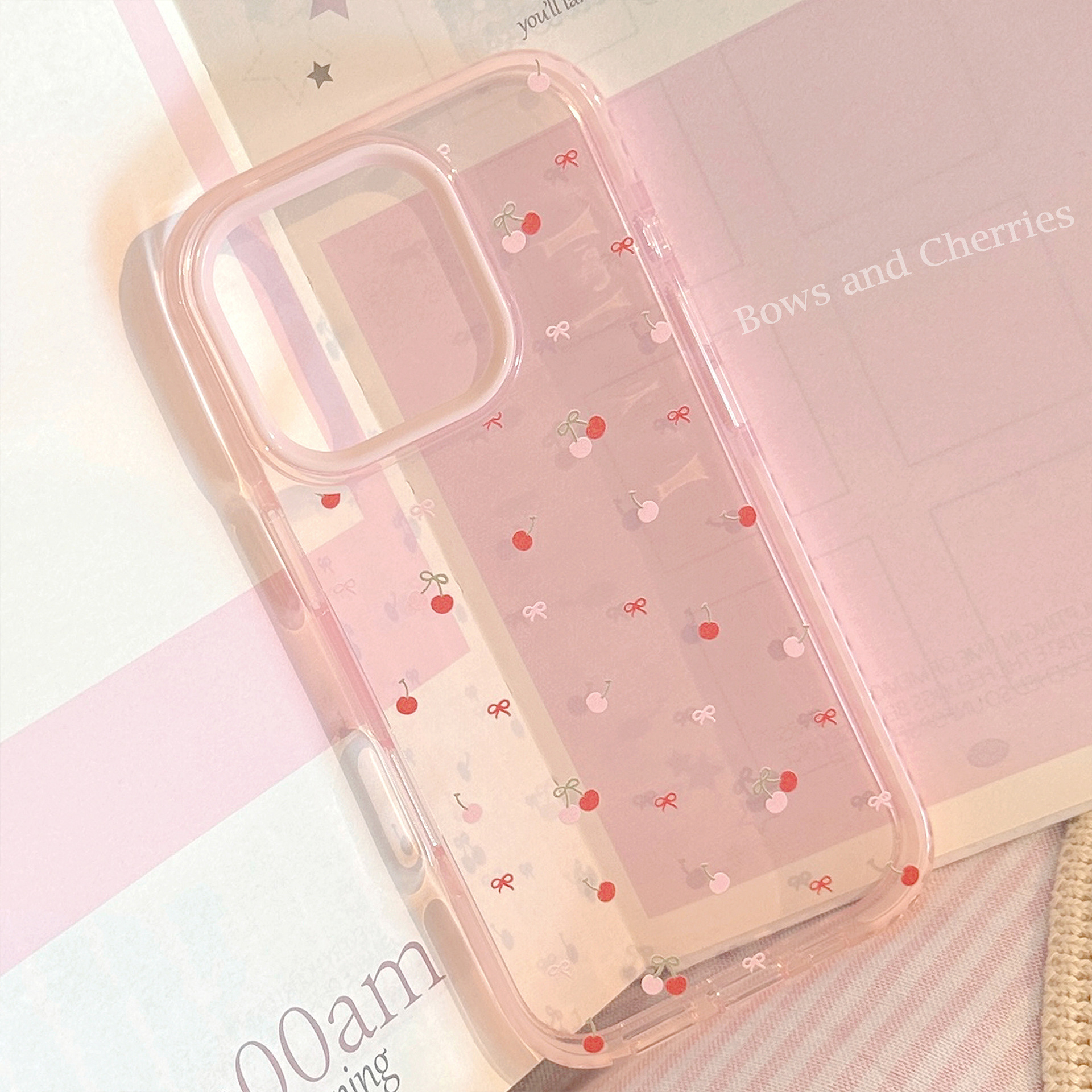 Korean Full Screen Cherry Bowk - Phone Cases Korean ulasan dan harga